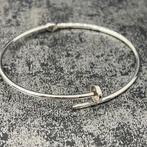 14k witgouden armband spijker model Italy, Sieraden, Tassen en Uiterlijk, Armbanden, Ophalen of Verzenden