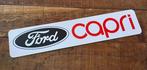 FORD CAPRI    -  showroom  kentekenplaat - reclamebord, Ophalen of Verzenden, Zo goed als nieuw, Auto's