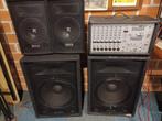 geluidsinstallatie, Muziek en Instrumenten, Versterkers | Keyboard, Monitor en PA, Ophalen, Gebruikt, 500 tot 1000 watt, Overige typen