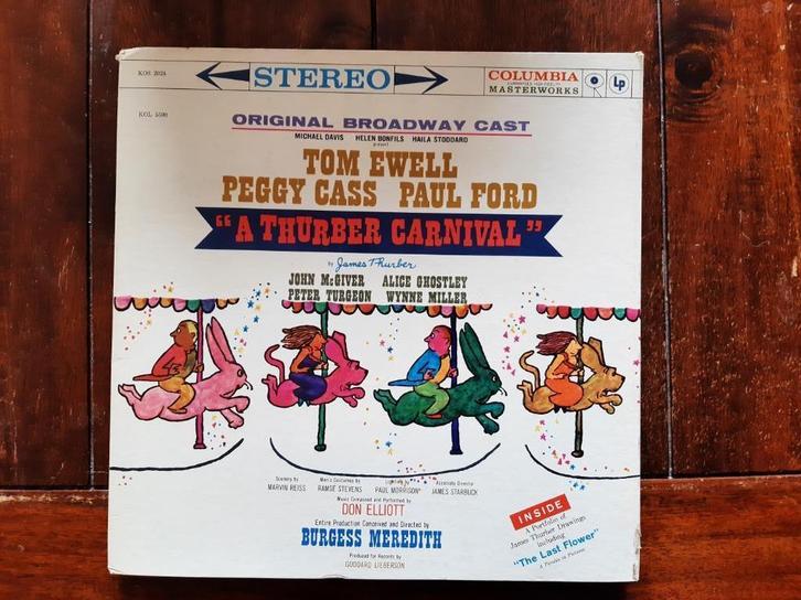 LP A Thurber carnival / Various artists (1960), Cd's en Dvd's, Vinyl | Overige Vinyl, Gebruikt, 12 inch, Ophalen of Verzenden