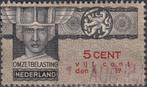 Nederland - 1940 - Omzetbelasting - Grijs - 5 Cent, Postzegels en Munten, Verzenden, T/m 1940, Gestempeld