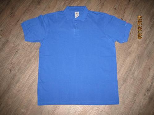 B & C Collection blauwe polo maat L, Kleding | Heren, Polo's, Gedragen, Maat 52/54 (L), Blauw, Ophalen of Verzenden
