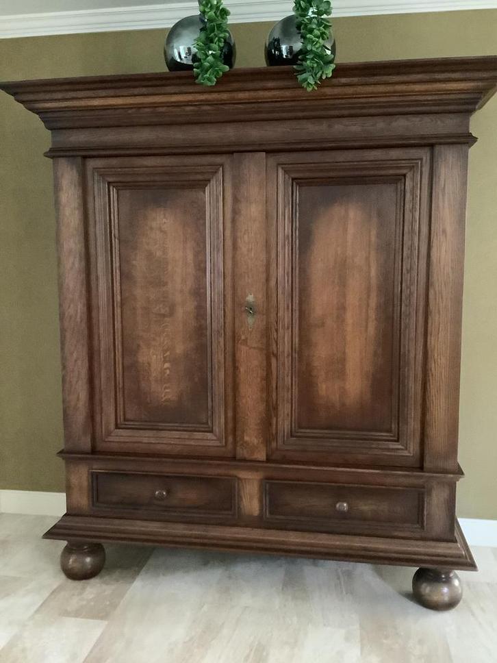 Stijlvolle eiken broodkast, Antiek en Kunst, Antiek | Meubels | Kasten, Ophalen