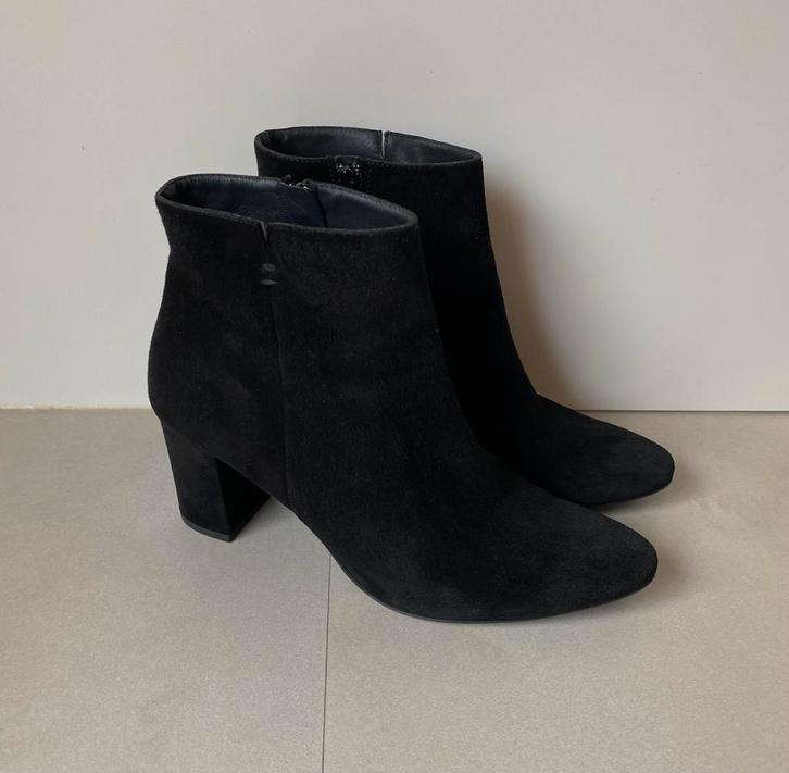 PAUL GREEN ENKELLAARSJE MT:6.5/40, Kleding | Dames, Schoenen, Zo goed als nieuw, Lage of Enkellaarzen, Zwart, Verzenden