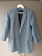 Leuk blauw/zwart geruit Colbert jasje mt S van Stradivarius, Blauw, Ophalen of Verzenden, Zo goed als nieuw, Jasje