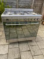 Smeg 5-pits gasfornuis met oven - Nieuwstaat!, Ophalen, Gebruikt, 60 cm of meer, Grill