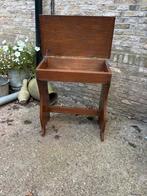 Antiek klaptafeltje of bankje met opbergruimte, Ophalen