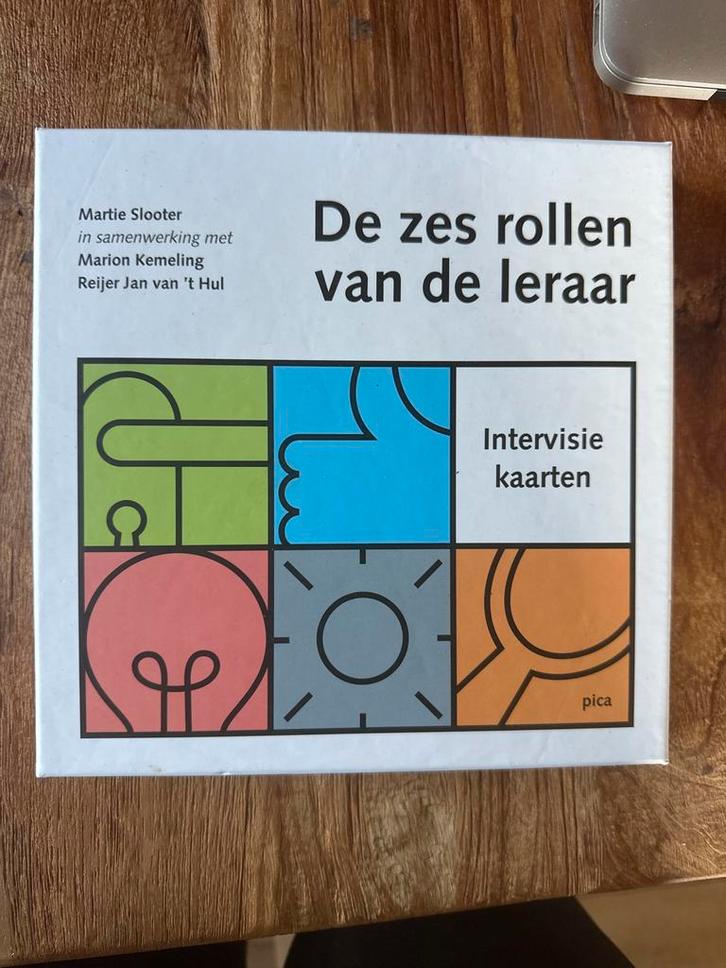 De zes rollen van de leraar - intervisie kaarten Nieuw, Boeken, Studieboeken en Cursussen, Zo goed als nieuw, Ophalen of Verzenden