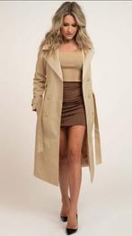 Nikkie trenchcoat jas, Kleding | Dames, Maat 38/40 (M), Beige, Ophalen of Verzenden, Zo goed als nieuw