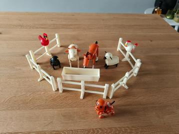 Vintage Fisher Price 117 - Boerderijdieren beschikbaar voor biedingen