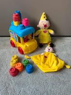 Bumba schoolbus interactieve knuffel en knuffeldoekje, Ophalen of Verzenden, Zo goed als nieuw, Overige typen