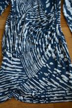 Blauwe witte Jurk merk in shape maat M, Maat 38/40 (M), Blauw, Knielengte, Gedragen