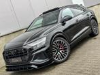Audi Q8 55 TFSI E 381Pk 22Inch SQ8 dif Rs-int B&O Full Black, Auto's, Automaat, Gebruikt, Zwart, 2995 cc