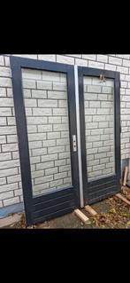 Tuindeuren Hang en sluitwerk Dubbel glas, Doe-het-zelf en Verbouw, Kozijnen en Schuifpuien, Ophalen, Deurkozijn, Zo goed als nieuw