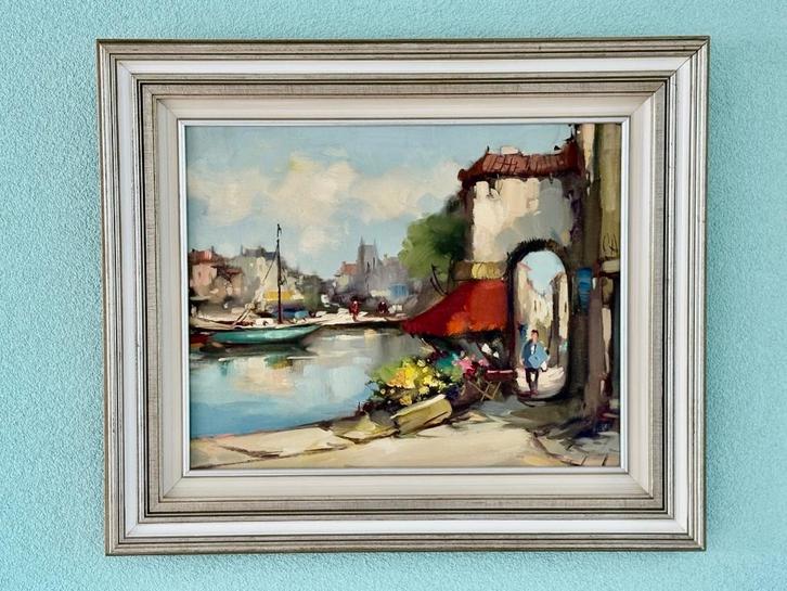 Fraai schilderij Harry Koolen, Antiek en Kunst, Kunst | Schilderijen | Klassiek, Ophalen