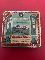 Vintage Caravelis Frères Blikken Doos, Ophalen of Verzenden, Gebruikt, Overige, Overige merken