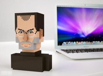 Steve Jobs 3D geprint borstbeeldje beschikbaar voor biedingen
