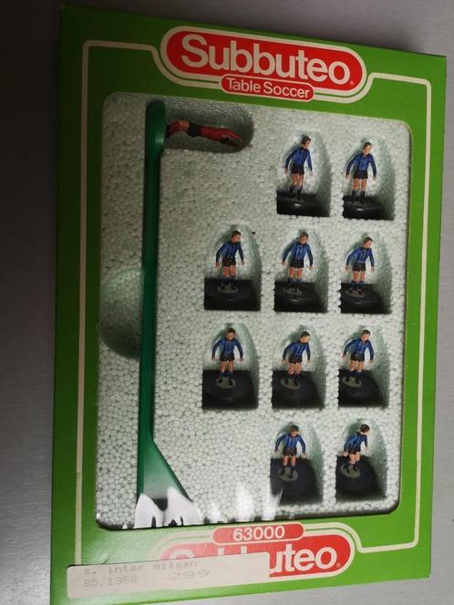 Subbuteo team uit de jaren 80 nr 58, Verzamelen, Sportartikelen en Voetbal, Zo goed als nieuw, Beeldje of Poppetje, Buitenlandse clubs