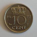 Nederland munten; jaartal 1977, volgnr 31, Postzegels en Munten, Munten | Nederland, Ophalen of Verzenden, Koningin Juliana, 10 cent