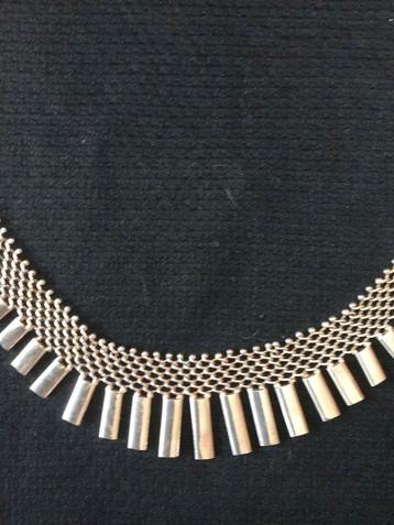 Vintage Zilveren Ketting Jaren 60/70 beschikbaar voor biedingen