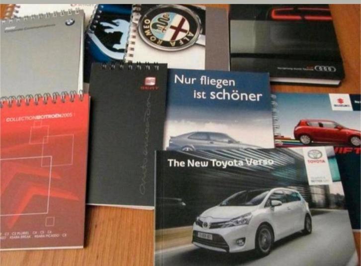 11 notitieboekjes van verschillende automerken, Verzamelen, Merken en Reclamevoorwerpen, Nieuw, Overige typen, Ophalen of Verzenden