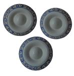 Clay of Limoges Versailles 3x eierdop 11cm ei servies wit, Postbus 64461, Brunssum, Nederland, Verzenden, Kenduseditemsinfo@gmail.com