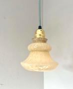 Vintage hanglampje, Ophalen of Verzenden, Gebruikt, Glas, Minder dan 50 cm