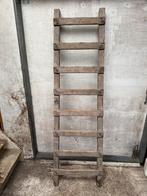 Stevige houten ladder / trap 210 cm hoog, Doe-het-zelf en Verbouw, Ladders en Trappen, Ophalen, Gebruikt, 2 tot 4 meter