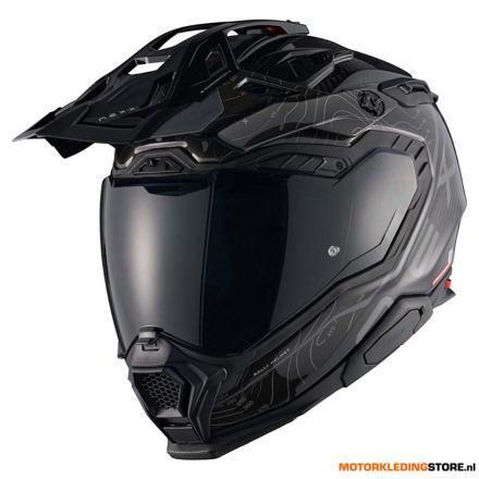 Nexx X.WED3 Furka Adventure helm, Zwart-Grijs, Motoren, Kleding | Motorhelmen, Nieuw met kaartje, Ophalen of Verzenden