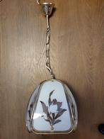 Vintage glazen hanglamp, Vintage, Nieuw, Ophalen of Verzenden, Glas