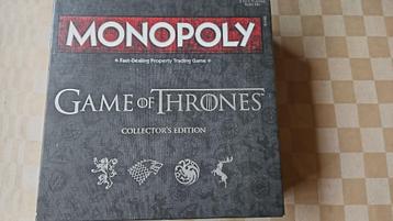 bordspel nieuw tv serie Monopoly Game of Thrones Monopolie  beschikbaar voor biedingen