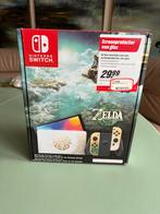 Nintendo switch Oled Zelda edition, Spelcomputers en Games, Spelcomputers | Nintendo Switch, Met games, Zo goed als nieuw, Met 3 controllers of meer