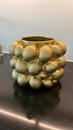 Citroenen bloempot goud, Huis en Inrichting, Ophalen, Zo goed als nieuw, Overige kleuren, Minder dan 50 cm