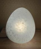 Vintage glazen Dino ei lamp. Tafellamp., Ophalen of Verzenden, Glas, Minder dan 50 cm