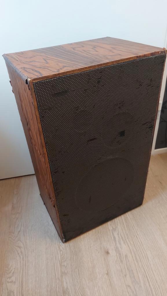 Vintage Speaker - Klassieker voor de Liefhebber!, Audio, Tv en Foto, Luidsprekers, Gebruikt, Front, Rear of Stereo speakers, Minder dan 60 watt