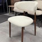 Japandi eetkamerstoelen Beige/Bruin Walnoot/Naturel Houtlook, Huis en Inrichting, Stoelen, Japandi, Bruin, Ophalen of Verzenden