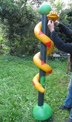Vintage kinder tuindouche, buitendouche, zwembad douche, Ophalen, Gebruikt