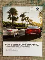 Nederlandse brochure BMW 6-serie coupe en cabrio 2013 nieuw!, Nieuw, Ophalen of Verzenden, BMW, BMW AG