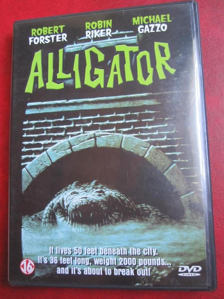 Alligator (1980), Cd's en Dvd's, Dvd's | Thrillers en Misdaad, Zo goed als nieuw, Actiethriller, Vanaf 16 jaar, Ophalen of Verzenden