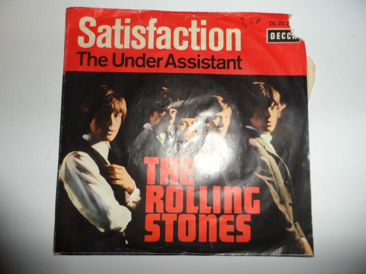 The Rolling Stones - Satisfaction .,., Cd's en Dvd's, Vinyl Singles, Gebruikt, Single, Rock en Metal, 7 inch, Ophalen of Verzenden