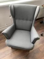 STRANDMON Fauteuil Donkergrijs, Huis en Inrichting, Fauteuils, Ophalen, 75 tot 100 cm, Zo goed als nieuw, IKEA