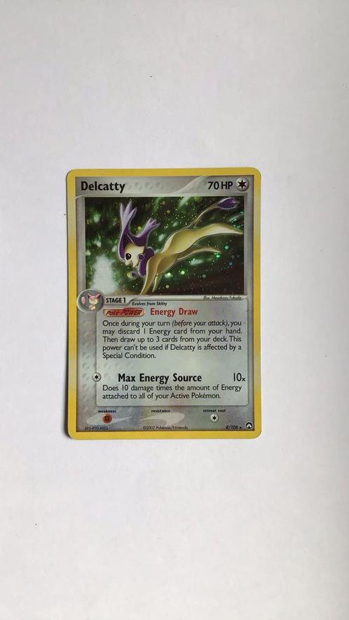 Delcatty – Holofoil – 2007 – 8/108 – ID: 8F0-P70-MLG – €5,50, Hobby en Vrije tijd, Verzamelkaartspellen | Pokémon, Zo goed als nieuw