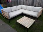 Hoek lounge set, Tuin en Terras, Ophalen, Gebruikt
