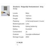 Rolgordijn Veneta 192 bij 150, Strak, 150 tot 200 cm, Ophalen of Verzenden, Zo goed als nieuw
