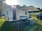Caravan luifel met aluminium stokken, Ophalen, Gebruikt