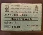 Ticket Europees debut Johan Cruyff, Verzamelen, Sportartikelen en Voetbal, Ophalen of Verzenden, Gebruikt, Ajax, Poster, Plaatje of Sticker
