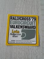 sticker Rallycross'79 Eurocircuit Valkenswaard, Ophalen of Verzenden, Zo goed als nieuw, Sport