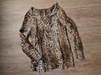 Blouse met panterprint van Taifun ZGAN Maat 40, Maat 38/40 (M), Bruin, Ophalen of Verzenden, Zo goed als nieuw