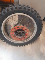 Te koop achterwiel met tandwiel voor YZ490, Motoren, Ophalen