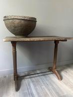 Landelijke tafel, Huis en Inrichting, Tafels | Sidetables, Ophalen, 50 tot 100 cm, Zo goed als nieuw, Rechthoekig